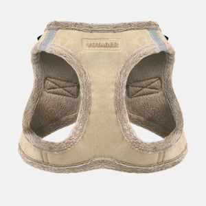 Voyager Faux Fur & Suede Step-in Dog Harness S NWT
